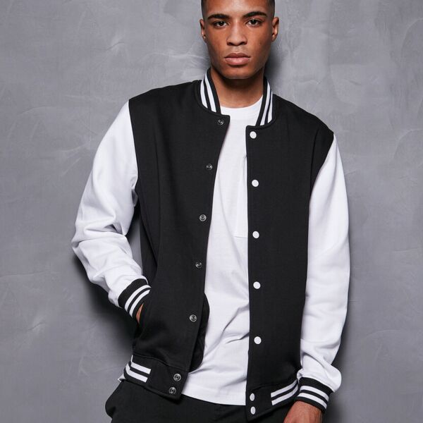 Build Your Brand Basic Basic college jacket BB004 Basic college jacket Thumbnail