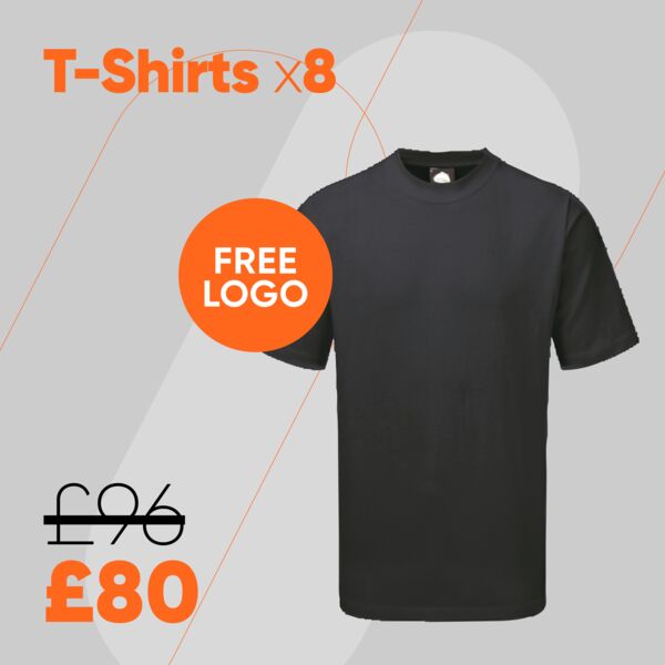 8 x Best Quality Workwear T-Shirt Bundle:  8XBQT 8 x Best Quality Workwear T-Shirt Bundle:  Thumbnail