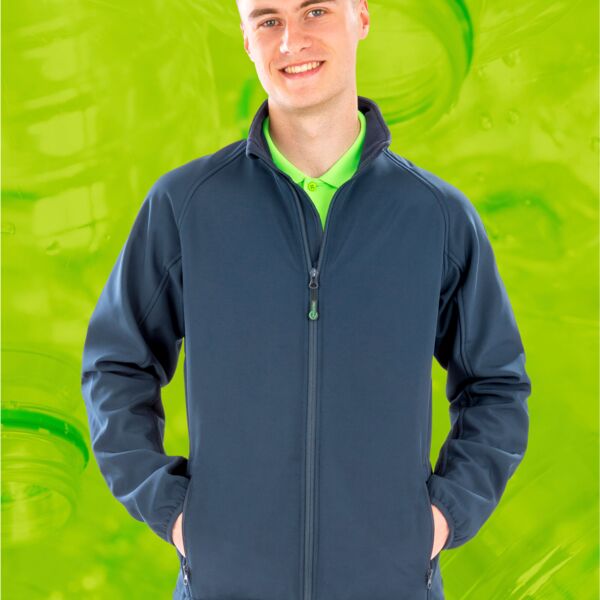 Result Genuine Recycled Result Men's Recycled 2-Layer Softshell Jacket MWR901M Result Men's Recycled 2-Layer Softshell Jacket Thumbnail