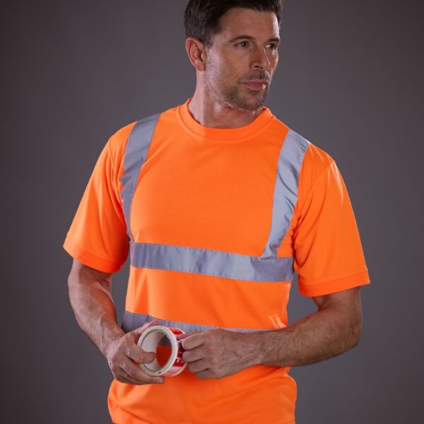 Yoko Yoko Hi-Vis Short Sleeve T-Shirt MWYK010 Yoko Hi-Vis Short Sleeve T-Shirt Thumbnail