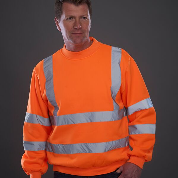 Yoko Yoko Hi-Vis Sweatshirt MWYK030 Yoko Hi-Vis Sweatshirt Thumbnail