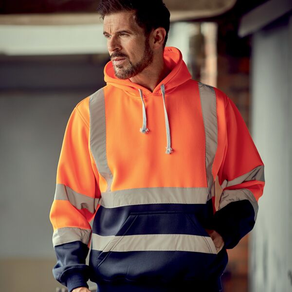 Yoko Yoko Hi-Vis Pull Over Hoodie MWYK031 Yoko Hi-Vis Pull Over Hoodie Thumbnail