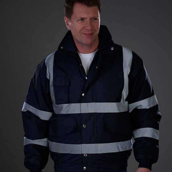 Yoko Yoko Hi-Vis Classic Bomber Jacket MWYK200 Yoko Hi-Vis Classic Bomber Jacket Thumbnail