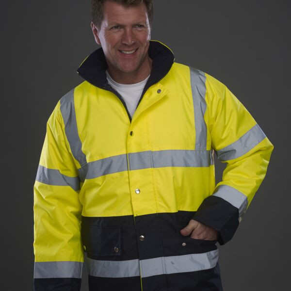Yoko Hi-Vis Two Tone Motorway Jacket MWHVP302-3M Hi-Vis Two Tone Motorway Jacket Thumbnail