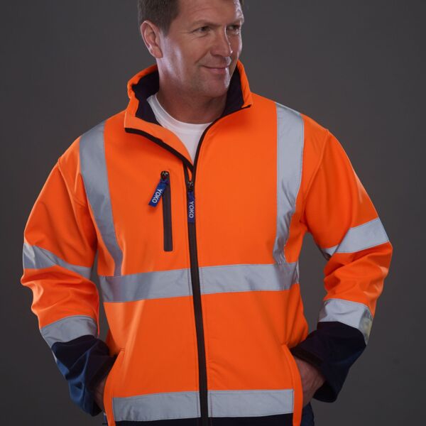 Yoko Hi-Vis Softshell Jacket MWHVK09 Hi-Vis Softshell Jacket Thumbnail