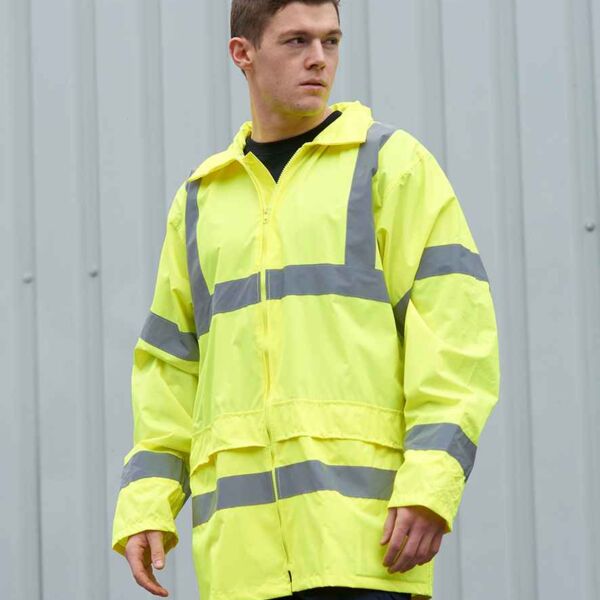 Portwest Hi-vis rain jacket (H440) MWPW011 Hi-vis rain jacket (H440) Thumbnail