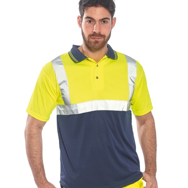 Portwest Portwest Hi-Vis Two Tone Polo Shirt MWPW062 Portwest Hi-Vis Two Tone Polo Shirt Thumbnail