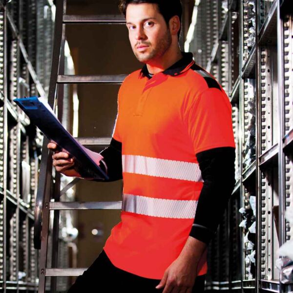 Portwest Portwest PW3 Hi-Vis Polo Shirt MWPW1003 Portwest PW3 Hi-Vis Polo Shirt Thumbnail
