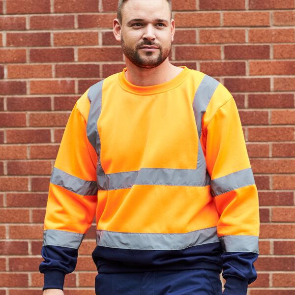 Portwest Portwest Hi-Vis Two Tone Sweatshirt MWPW668 Portwest Hi-Vis Two Tone Sweatshirt Thumbnail