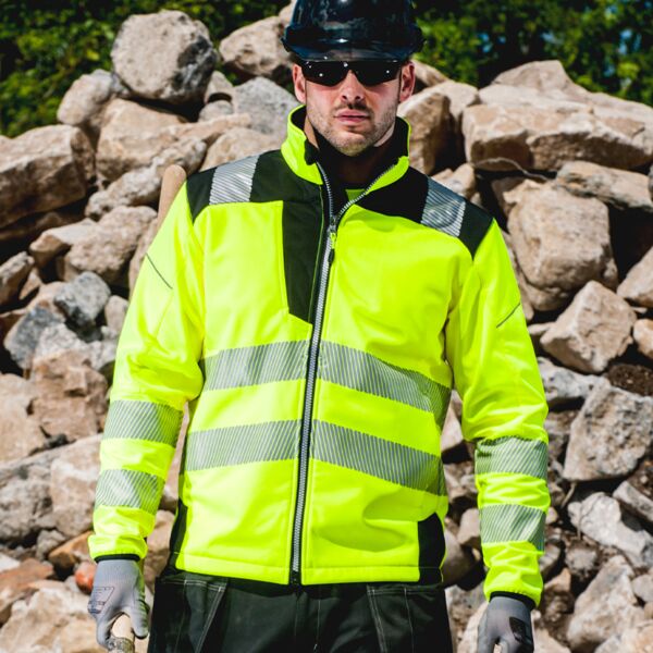 Portwest Portwest PW3 Hi-Vis Soft Shell Jacket MWPW1011 Portwest PW3 Hi-Vis Soft Shell Jacket Thumbnail