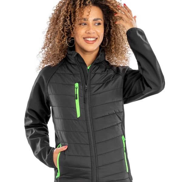 Result Genuine Recycled Result Genuine Recycled Black Compass Padded Jacket MWRS237 Result Genuine Recycled Black Compass Padded Jacket Thumbnail