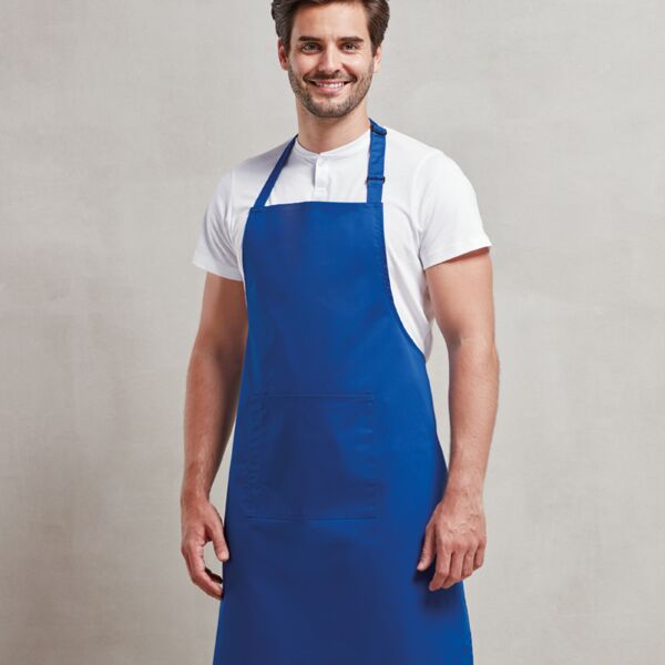 Premier Premier Bib Apron with Pocket MWPR154 Premier Bib Apron with Pocket Thumbnail