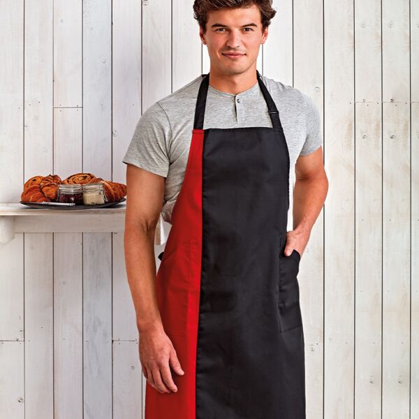 Premier Premier Contrast Bib Apron MWPR162 Premier Contrast Bib Apron Thumbnail