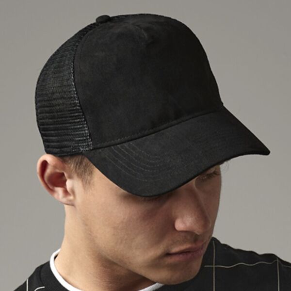 Beechfield Beechfield Suede Snapback Trucker Cap MWBB643 Beechfield Suede Snapback Trucker Cap Thumbnail