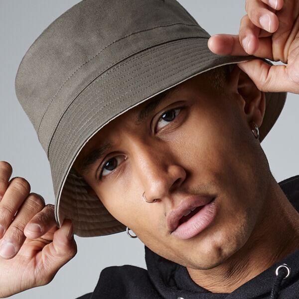 Beechfield Beechfield Reversible Bucket Hat MWBB686 Beechfield Reversible Bucket Hat Thumbnail
