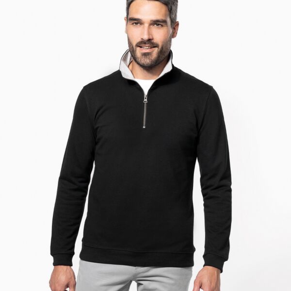 Kariban Kariban Trucker Zip Neck Sweatshirt MWKB206 Kariban Trucker Zip Neck Sweatshirt Thumbnail