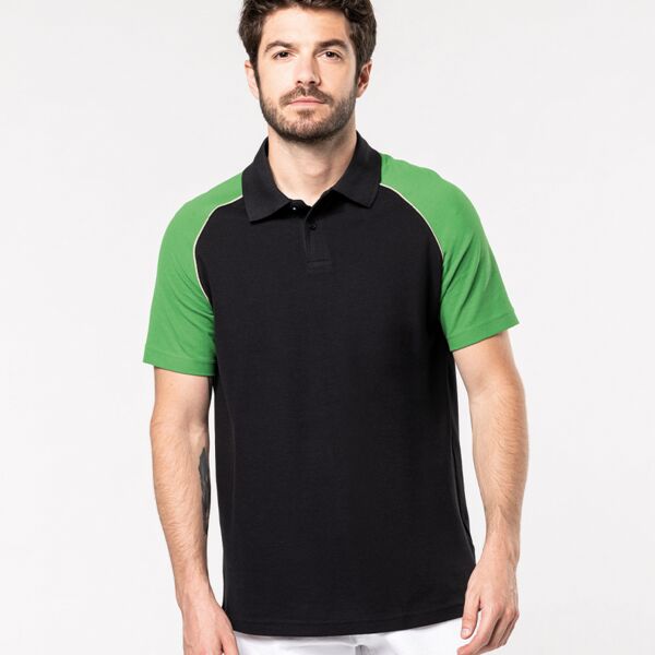 Kariban Kariban Baseball Cotton Piqué Polo Shirt MWKB226 Kariban Baseball Cotton Piqué Polo Shirt Thumbnail