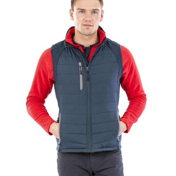 Result Genuine Recycled compass padded softshell gilet MWR238X compass padded softshell gilet Thumbnail