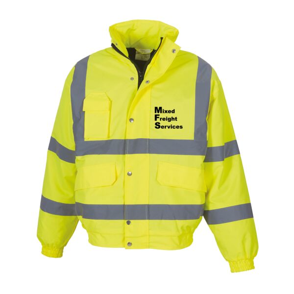 Yoko MFS Hi Vis Bomber Jacket MFSYK200 MFS Hi Vis Bomber Jacket Thumbnail
