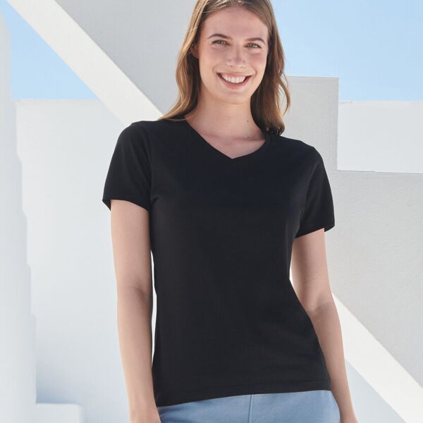 Skinnifit Feel good women's stretch v-neck t-shirt MWSK122 Feel good women's stretch v-neck t-shirt Thumbnail